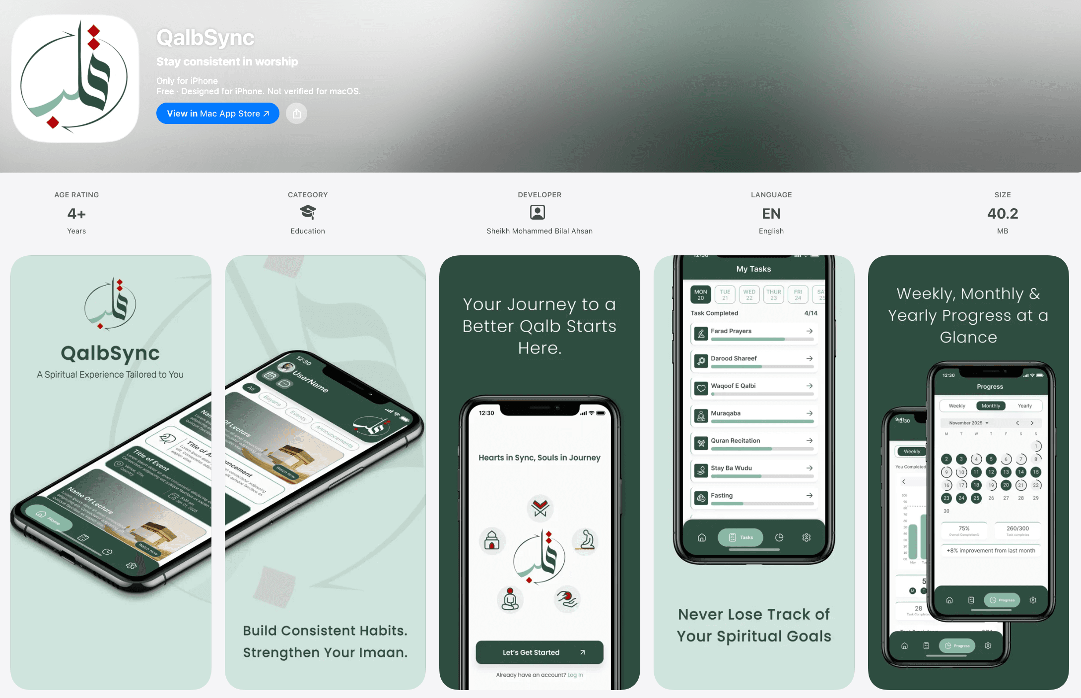 QalbSync app screenshot